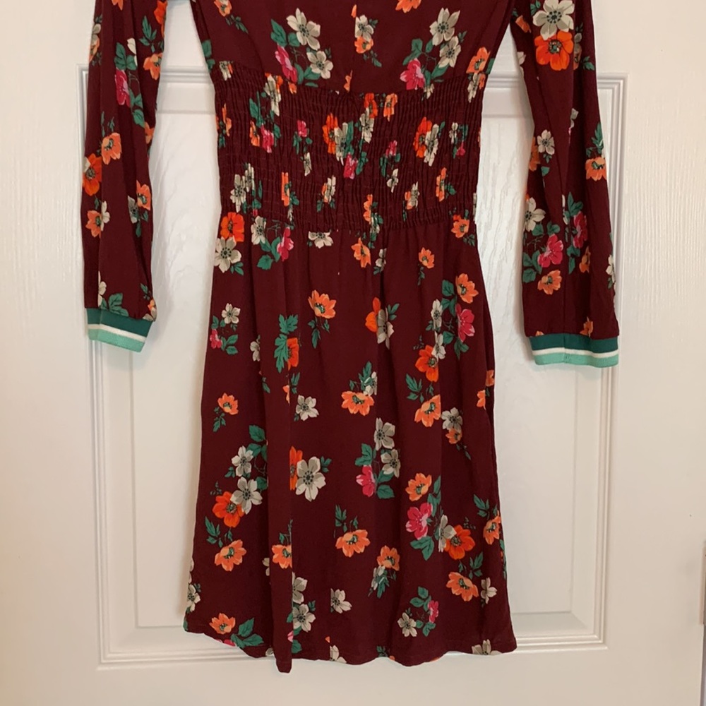 Maje Roskea Floral Smocked Mini Dress - Picture 9 of 14